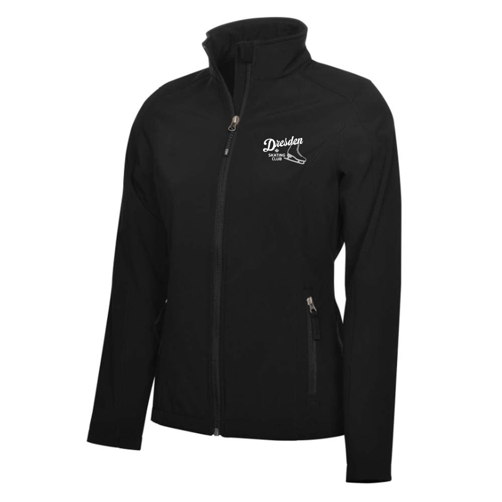 Dresden Skating Club Ladies' Water Repellent Soft Shell Jacket