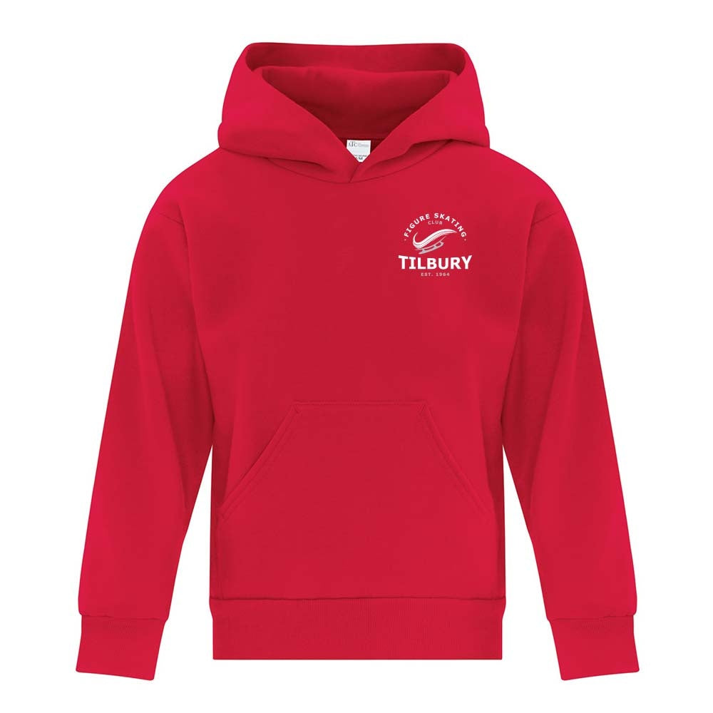 Tilbury Figure Skating Youth Fleece Hooded Sweatshirt (Alt. Logo)