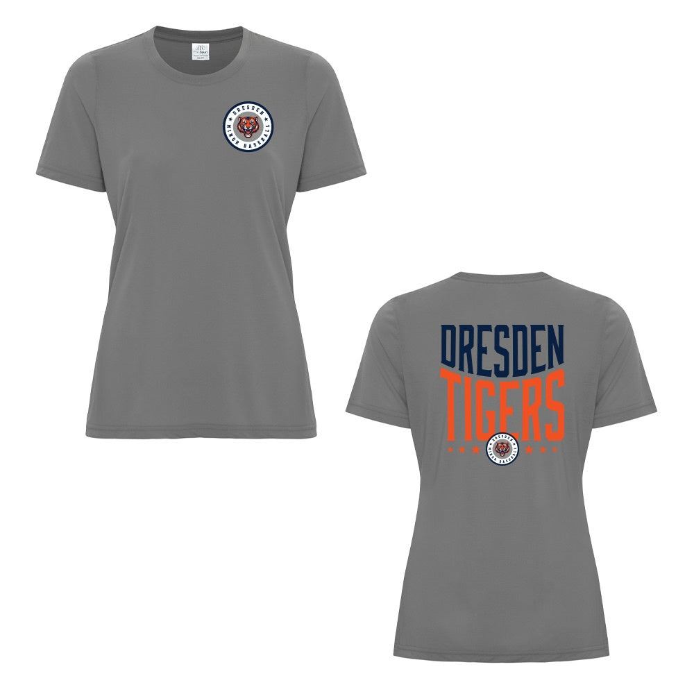 Dresden Minor Baseball Ladies Pro Spun T-Shirt