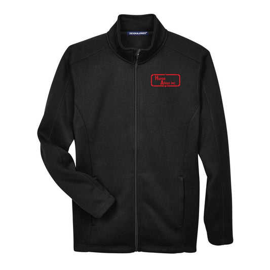 Huron Alloys Adult Bristol Full-Zip Sweater Fleece Jacket