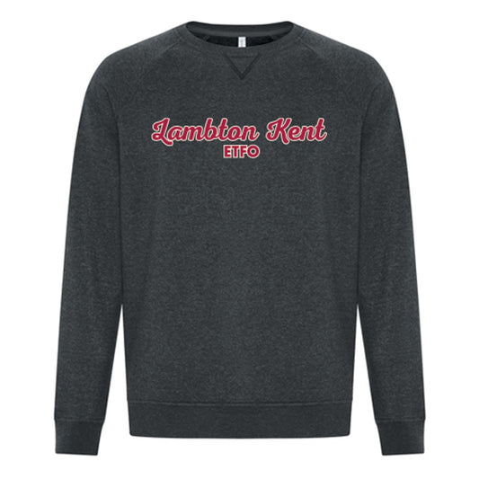 Lambton Kent ETFO Adult Twill Vintage Crewneck Sweatshirt