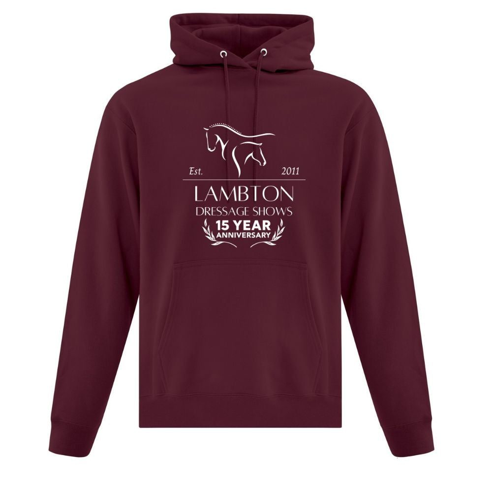 Lambton Dressage Shows Adult Fleece Hooded Sweatshirt