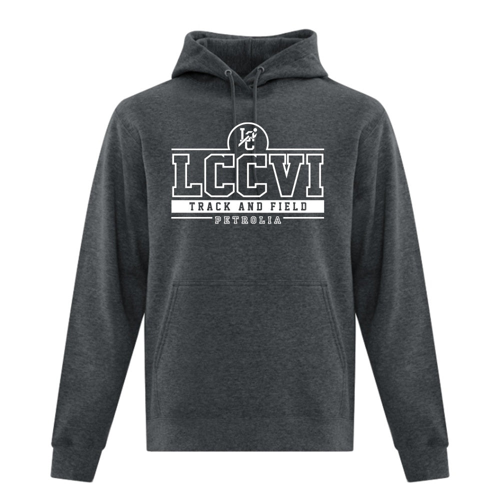 LCCVI Track & Field Adult Fleece Hooded Sweatshirt