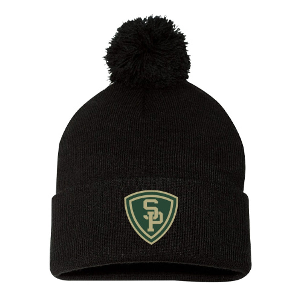 St. Pats Baseball 12" Pom-Pom Cuffed Beanie