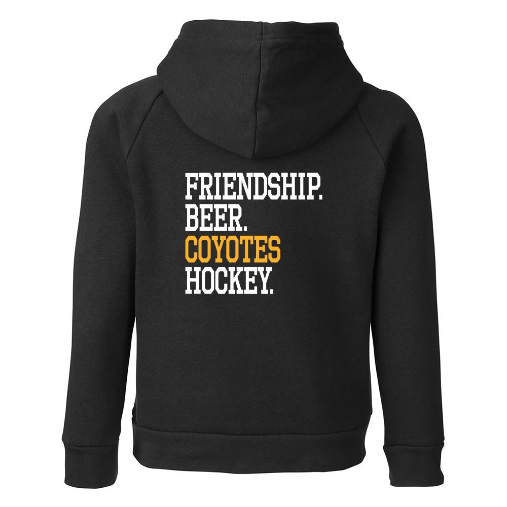 Point Edward Coyotes Youth Under Armour Rival Fleece Hooded Sweatshirt
