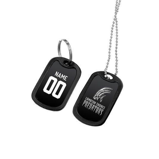 Lambton Shores Predators Custom Dog Tag
