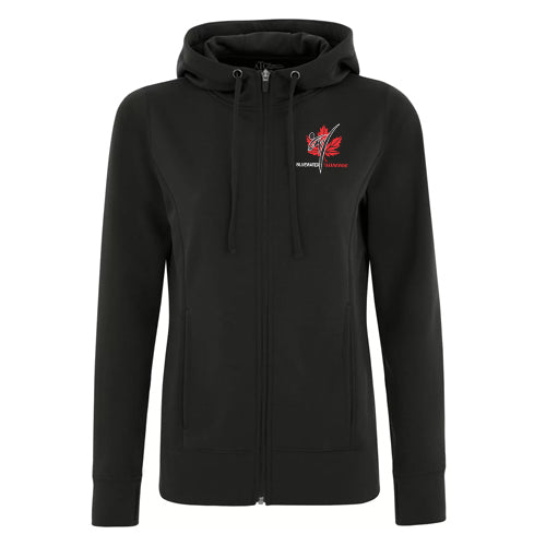 Petrolia Bluewater Tae Kwon Do Game Day Ladies' Fleece Full Zip Hooded Sweatshirt