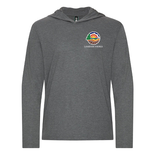 Municipality of Lambton Shores Adult KOI Element Triblend Long Sleeve Hooded Tee