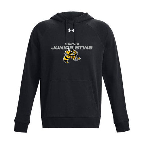 Sarnia Jr Sting Youth Under Armour Rival Fleece Hooded Sweatshirt