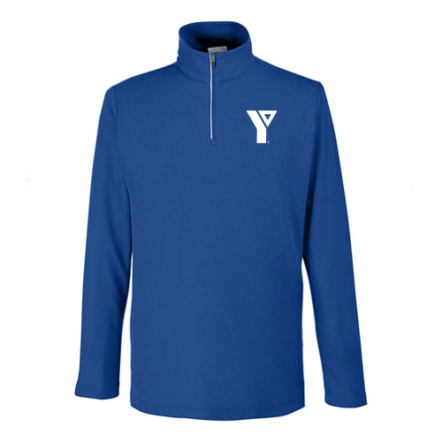 YMCA Staff Adult Fusion ChromaSoft™ Pique Quarter-Zip Pullover (12 pc)