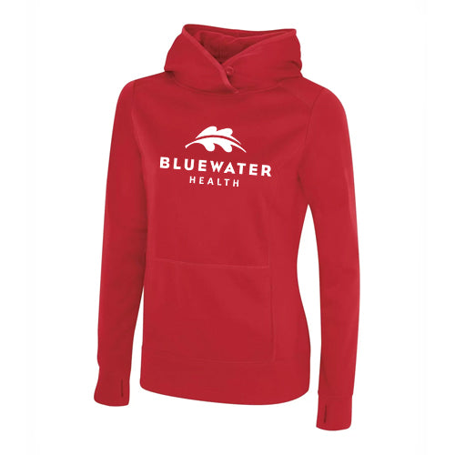 Bluewater Health Ladies' Game Day Fleece Hooded Sweatshirt
