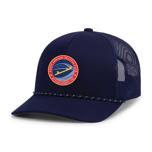 Point Edward Skating Adult Trucker Snapback Braid Cap