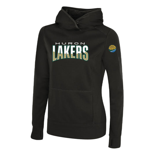 Huron Lakers Ladies' Game Day Fleece Hooded Sweatshirt