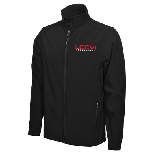 LCCVI Boys Volleyball Adult Everyday Water Repellent Soft Shell Jacket