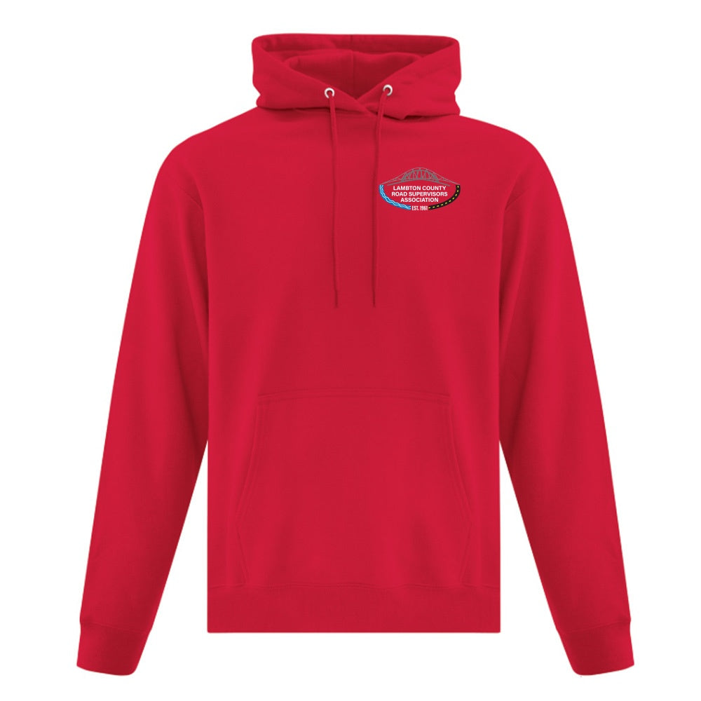 Lambton County Road Supervisors Adult Fleece Hooded Sweatshirt