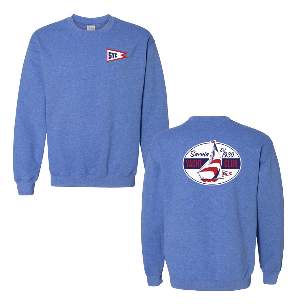Sarnia Yacht Club Adult Heavy Blend Crewneck Sweatshirt