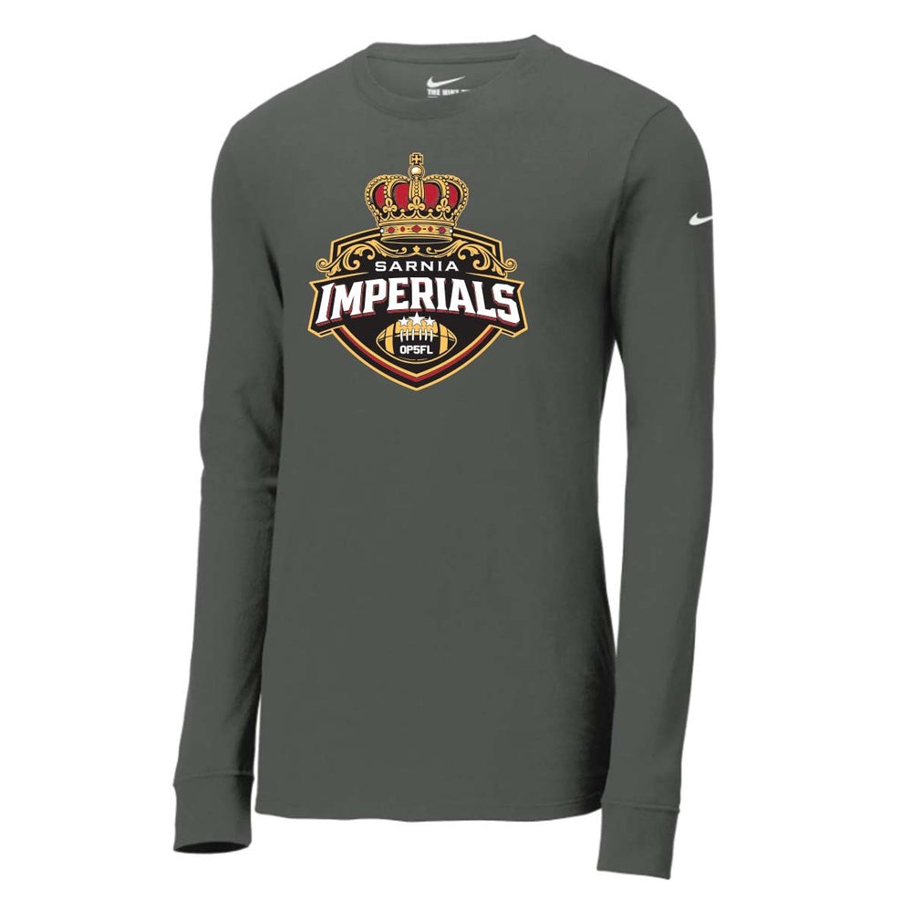 Sarnia Imperials Adult Nike Dri-FIT Cotton/Poly Long Sleeve