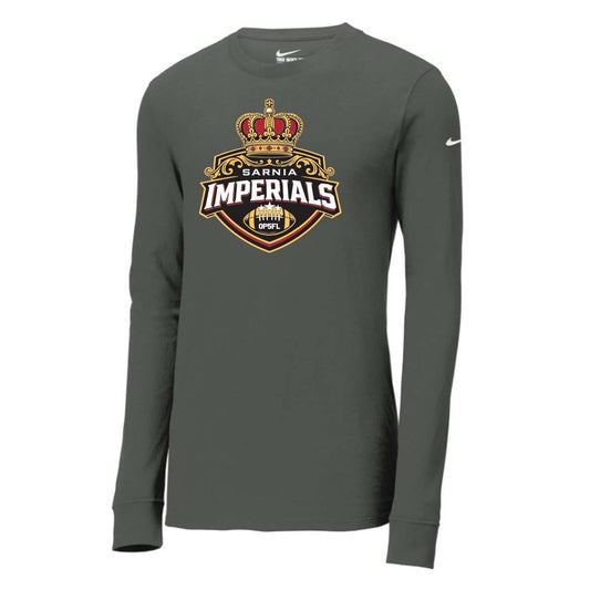 Sarnia Imperials Adult Nike Dri-FIT Cotton/Poly Long Sleeve