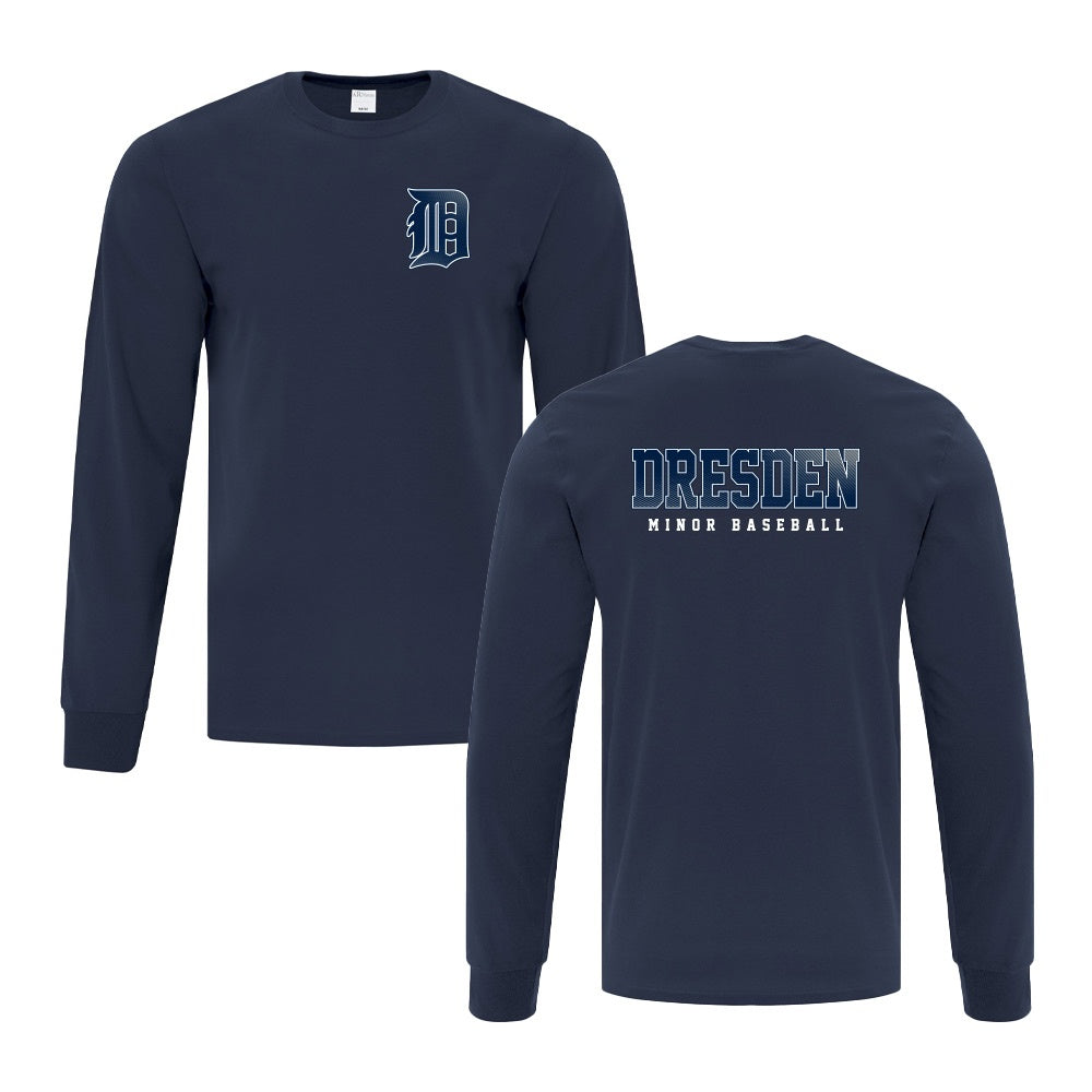 Dresden Minor Baseball Adult Cotton Long Sleeve