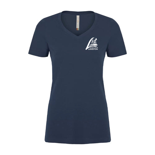 County of Lambton Ladies' V-Neck Eurospun Ring Spun T-Shirt