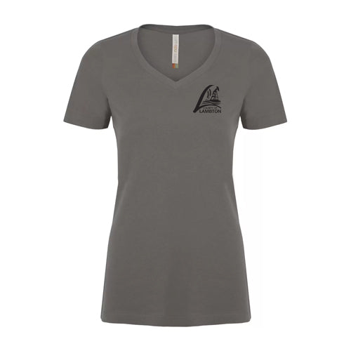 County of Lambton Ladies' V-Neck Eurospun Ring Spun T-Shirt