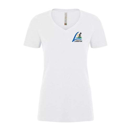 County of Lambton Ladies' V-Neck Eurospun Ring Spun T-Shirt