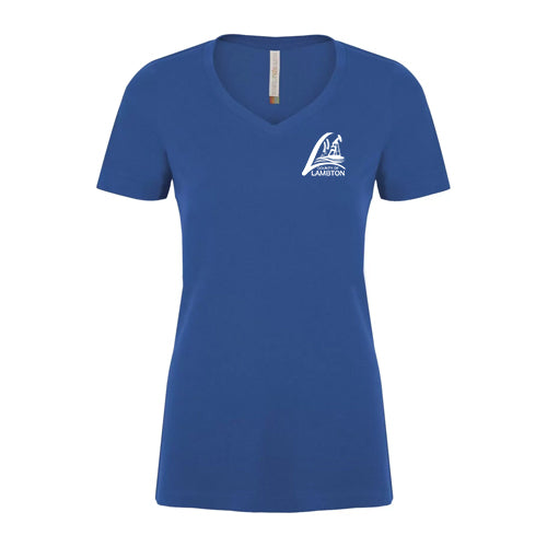 County of Lambton Ladies' V-Neck Eurospun Ring Spun T-Shirt