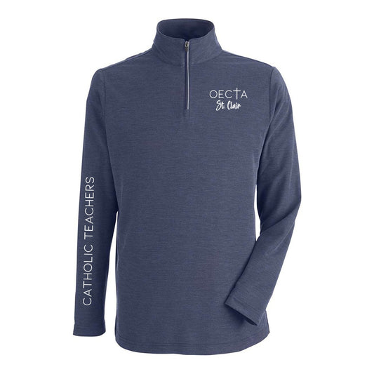 OECTA St. Clair Adult Fusion ChromaSoft Pique Quarter-Zip Pullover