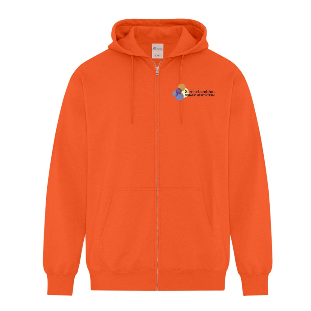 Sarnia-Lambton Ontario Health Team Adult Fleece Full Zip Hooded Sweatshirt