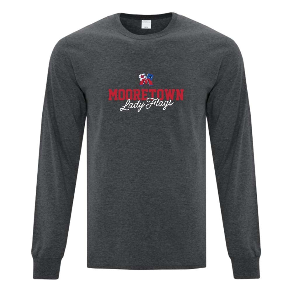 Mooretown Lady Flags Youth Cotton Long Sleeve