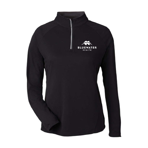 Bluewater Health Ladies' Origin Performance Pique Quarter-Zip Pullover