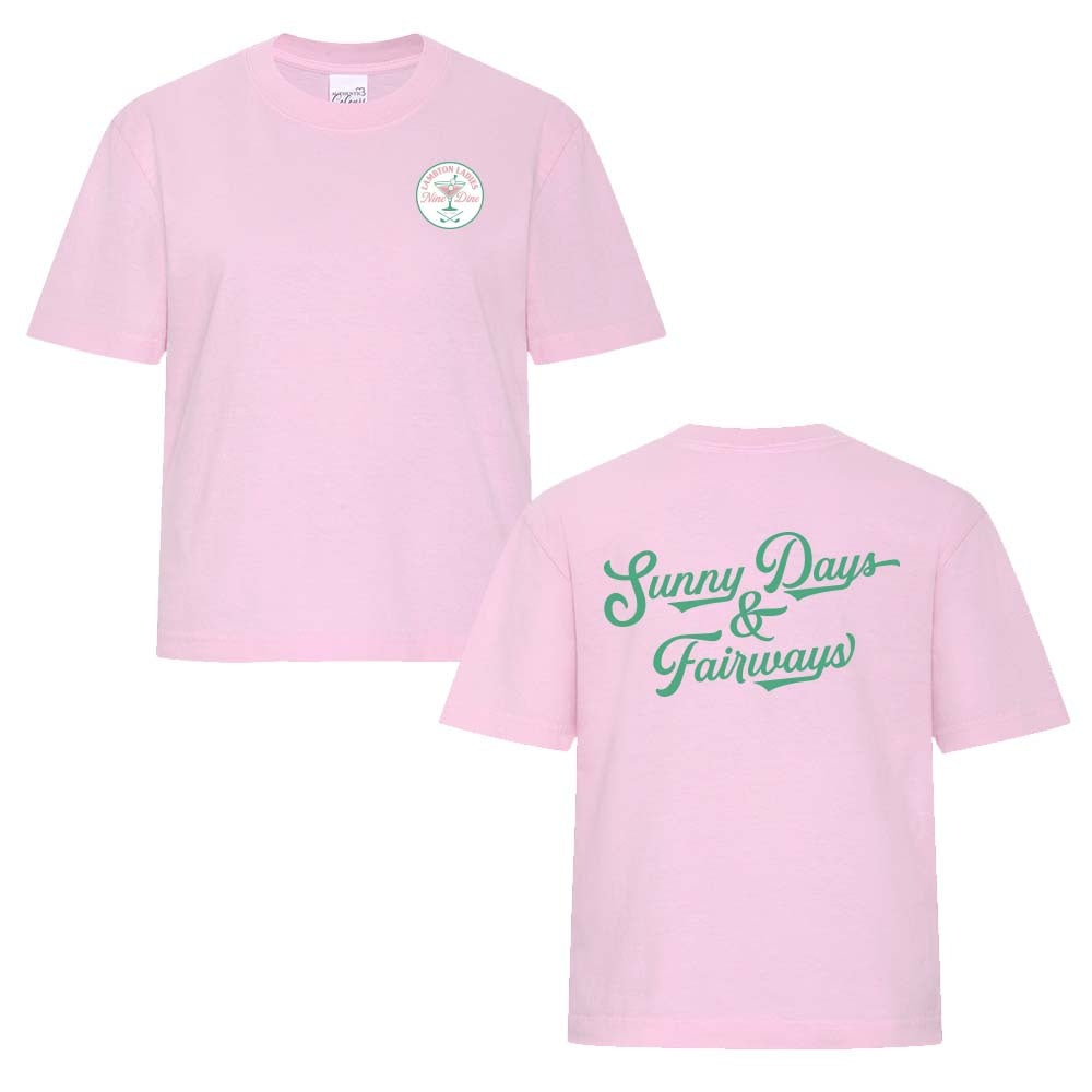 Lambton Ladies 9 & Dine Ladies' Garment-Dyed Heavyweight Boxy T-Shirt