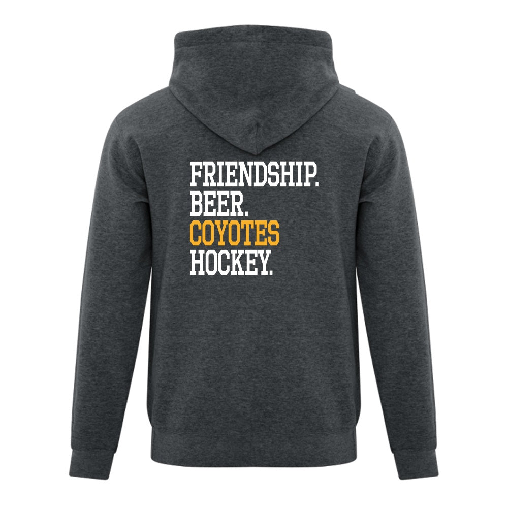 Point Edward Coyotes Youth Fleece Hooded Sweatshirt