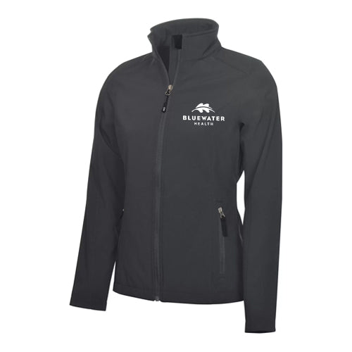 Bluewater Health Ladies' Coal Harbour Everyday Water Repellent Soft Shell Jacket