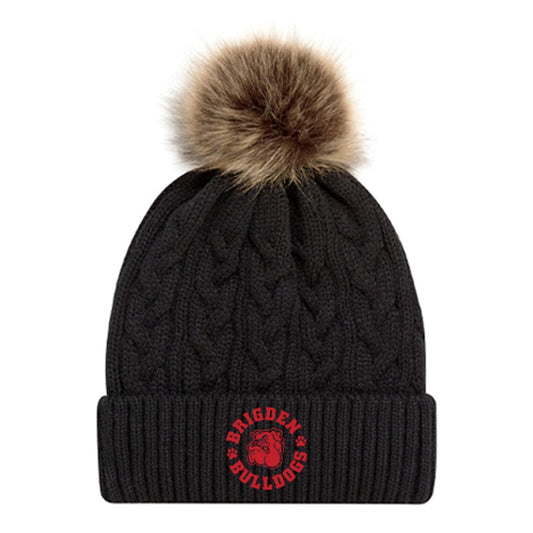 Brigden Faux Fur Pom Pom Cuff Toque