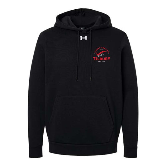 Tilbury Figure Skating Adult Under Armour Team Icon Fleece Hooded Sweatshirt (Alt. Logo)