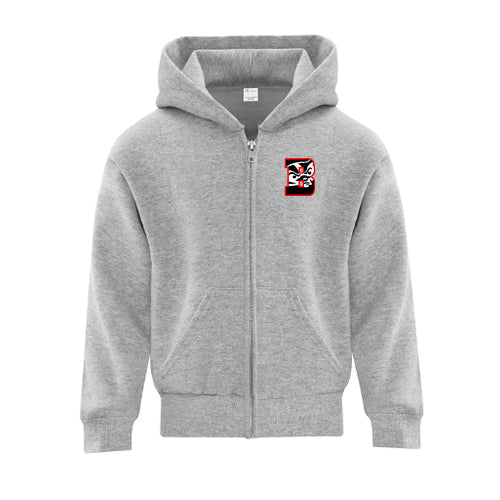 Bridgeview Youth Everyday Fleece Full Zip Hooded Sweatshirt