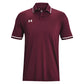 UNDER ARMOUR MENS TIPPED TEAMS PERFORMANCE POLO