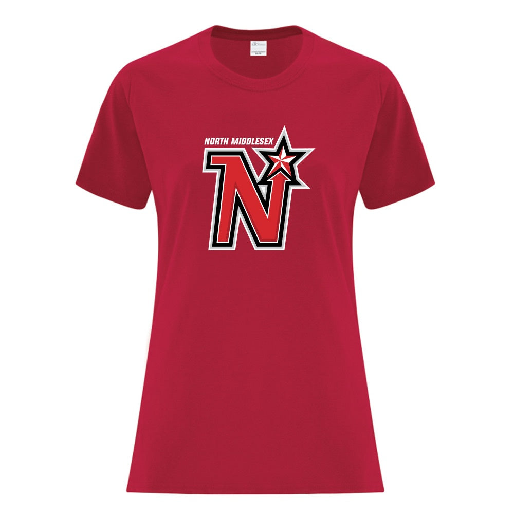 North Middlesex Stars Ladies' Cotton T-Shirt