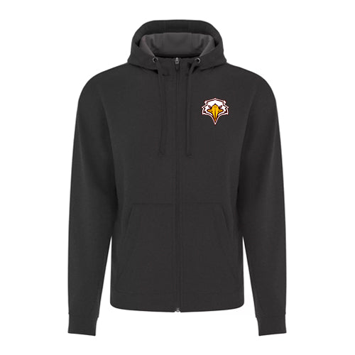 North Lambton Adult Game Day Fleece Full Zip Hooded Sweatshirt