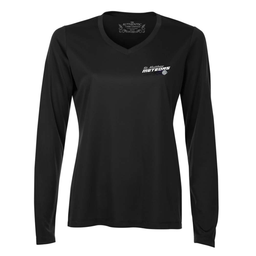 St Matthew Ladies' Pro Team Long Sleeve V-Neck