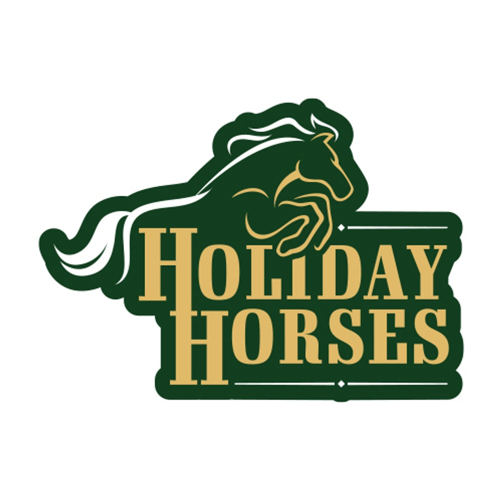 Holiday Horses - 5" Sticker