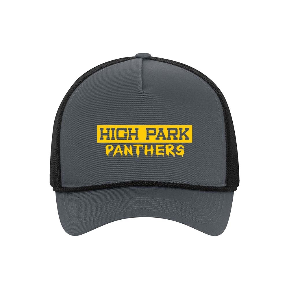 High Park Cotton Twill 5-Panel Trucker Rope Cap