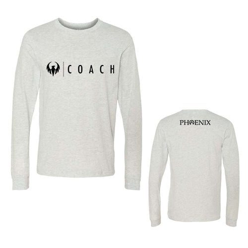 Phoenix Coach Adult Bella + Canvas Jersey Long Sleeve Tee