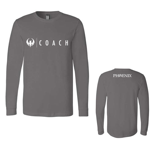 Phoenix Coach Adult Bella + Canvas Jersey Long Sleeve Tee