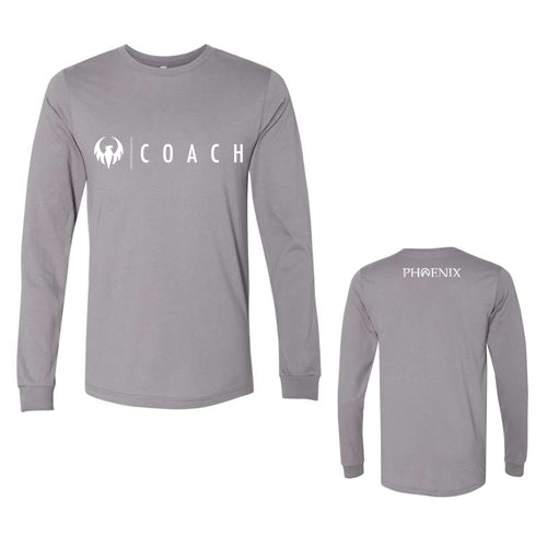 Phoenix Coach Adult Bella + Canvas Jersey Long Sleeve Tee