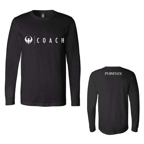 Phoenix Coach Adult Bella + Canvas Jersey Long Sleeve Tee