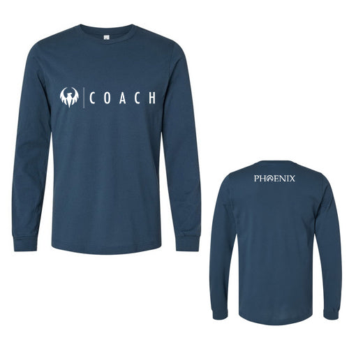 Phoenix Coach Adult Bella + Canvas Jersey Long Sleeve Tee