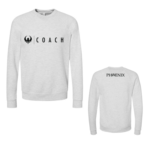 Phoenix Coach Adult Bella + Canvas Sponge Fleece Raglan Crewneck Sweatshirt