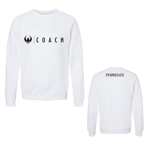 Phoenix Coach Adult Bella + Canvas Sponge Fleece Raglan Crewneck Sweatshirt